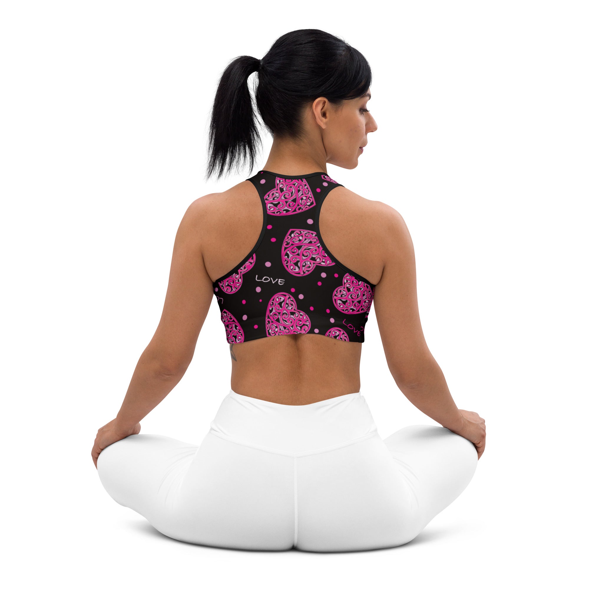 Luv Hearts Sports Bra